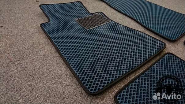 Автоковрики EVA для Mercedes-Benz w123, синего цве