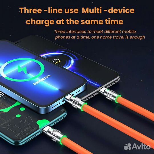 Кабель для быстрой зарядки C Micro USB для iPhone