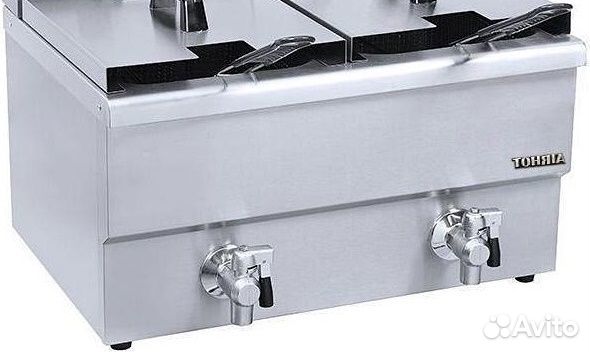 Фритюрница Airhot EF12+12 с краном