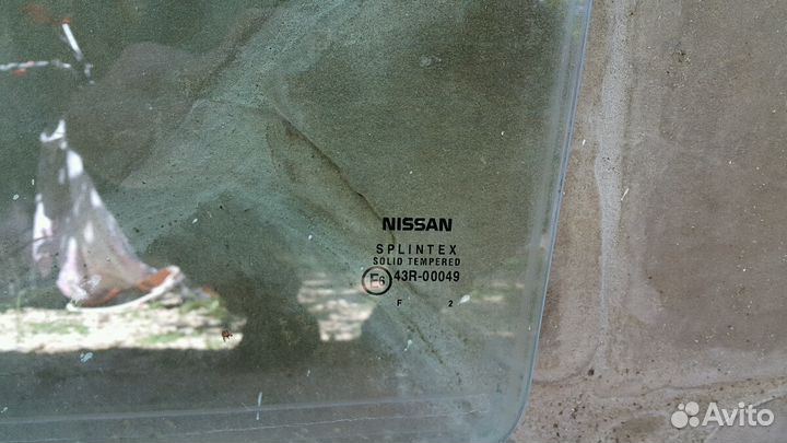 Заднее левое стекло ниссан примера р12 седан