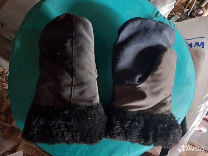 Рукавицы меховые и тонкие рабочие для сварки