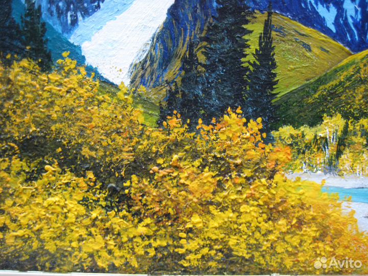 Картина. Жукова, Домбай