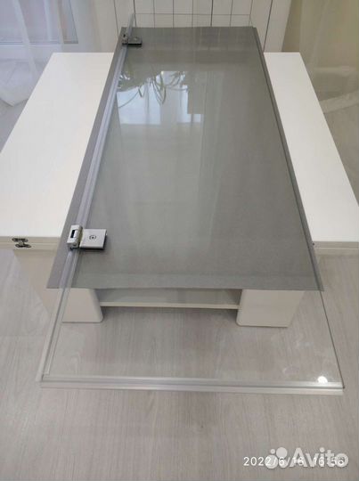 Стеклянная штора шторка ширма в ванную перегородка