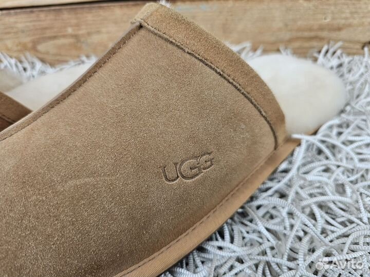 Тапки Ugg Mens Scuff Slipper Chestnut оригинал