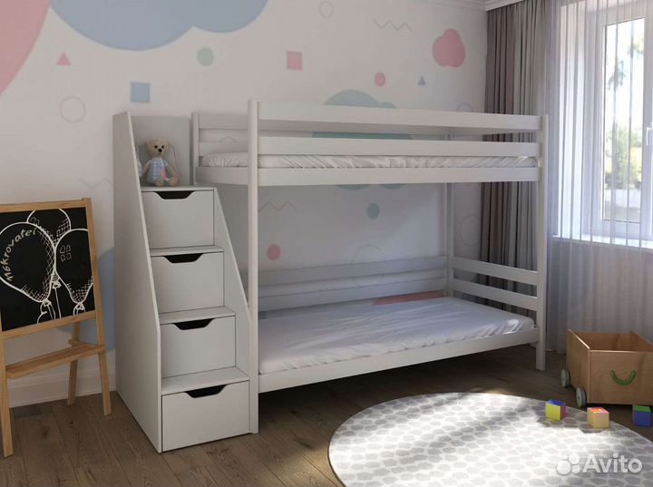 Детская кровать Двухъярусная