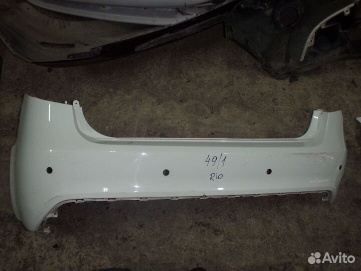 Бампер задний Rio рио PIO Риа 11-15 седан