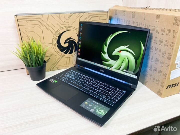 Новый Игровой ноутбук MSI Ryzen 5 7Th/4050/16DDR5