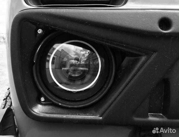 Гладкие стекла фар на 2101/2121 и т.п