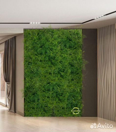 Фитостена из искусственных растений 
