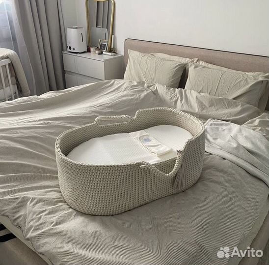 Люлька колыбель вязаная