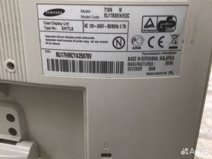 Монитор Samsung 17