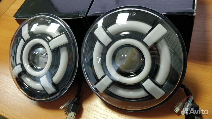 Светодиодные фары для ваз 2121 нива Тюнинг вид7