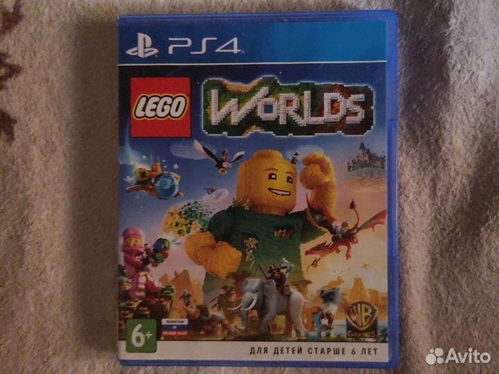 Диск на пс 4 Лего Worlds