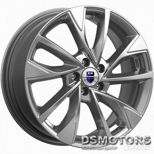 Диски Роквуд 7.0/17 5x108 ET45 d63.35 дарк платину