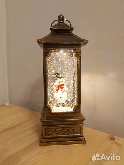 Декоративный фонарь с подсветкой и музыкой