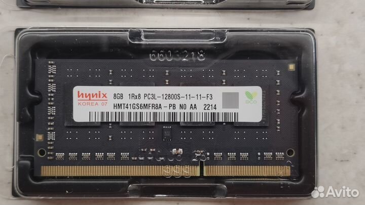 Оперативная память для ноутбука DDR3L 16Gb