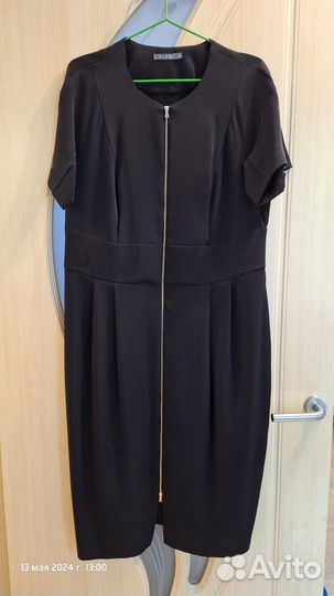 Платье 54 размера чёрное
