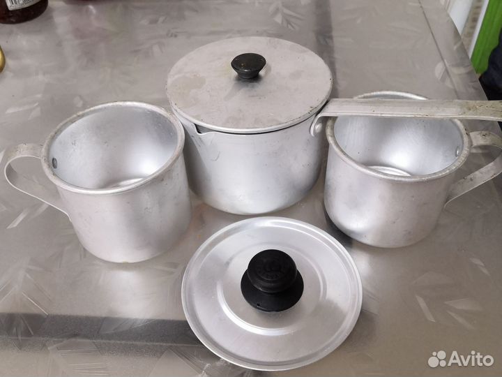 Посуда эмалированная, аллюминиевая