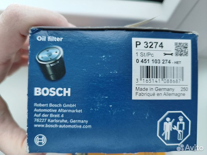 Масляный фильтр bosch на ваз