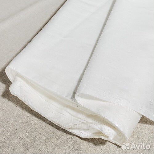 Ткань бязь черная и отбеленная 140 гр/м