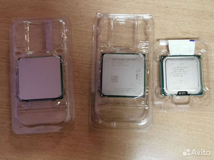 Процессоры 4х ядерные Intel и AMD