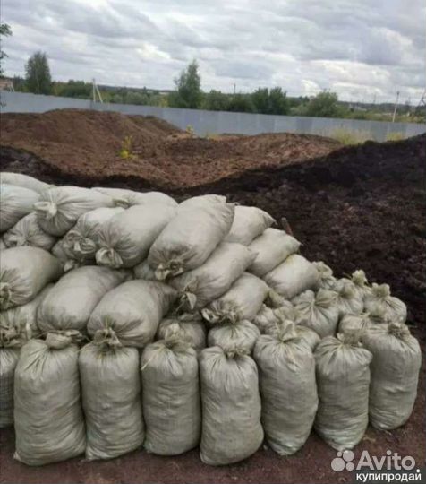Чернозем в мешках