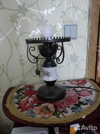 Светильники настольный и бра СССР винтаж