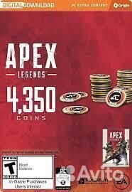 Монеты Apex Legends 4350 / 4350 монет апекс