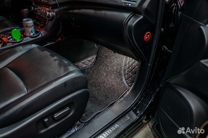 Коврики на заказ на Toyota Highlander