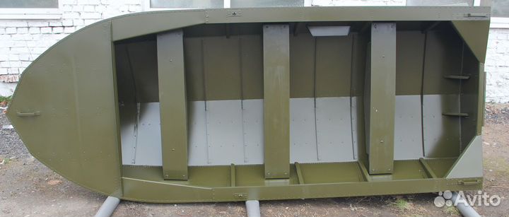 Лодка алюминиевая Мста-Н 3.5 м., окрашеная, новая