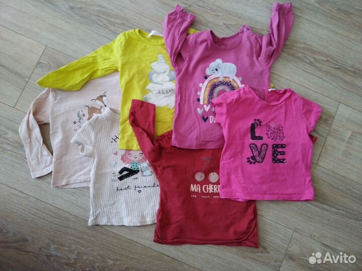 Детская одежда для девочек 80 пакетом