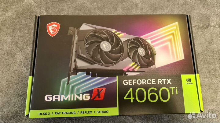 Видеокарта MSI RTX4060Ti gaming X 8GB