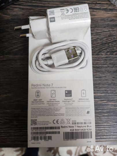Xiaomi Redmi Note 7, 4/64 ГБ