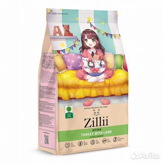 Корм Zillii для кошек и собак