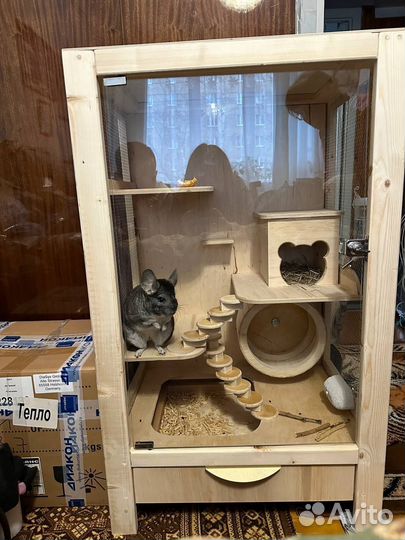 Витрина, домик для грызунов на заказ
