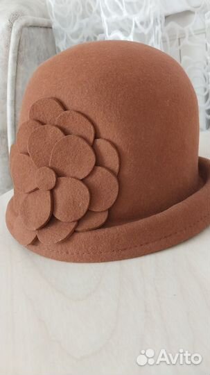 Женская шляпа фетровая, Мужская кепка с ушками