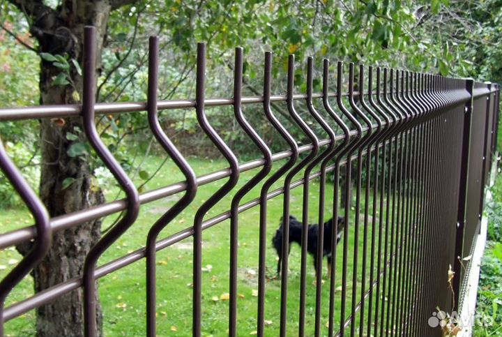 Сетка для забора 3Д