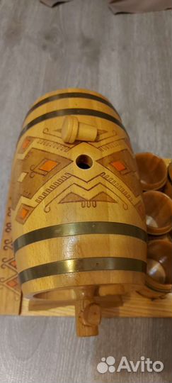 Ретро. Мини Бочка деревянная для вина или коньяка