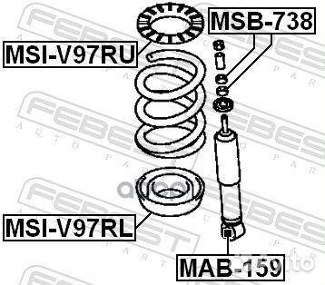 Проставка пружины нижняя MSI-V97RL MSI-V97RL Fe