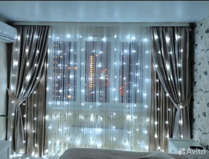Гирлянда штора