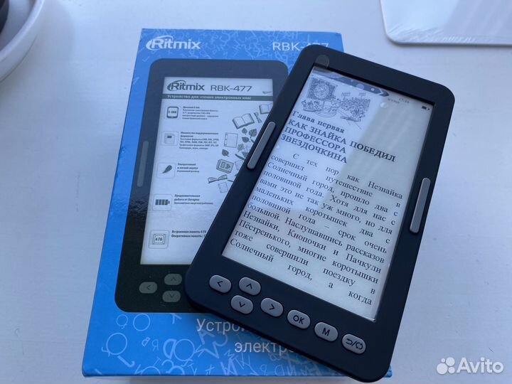 Электронная книга Digma M2, Ritmix RBK-477