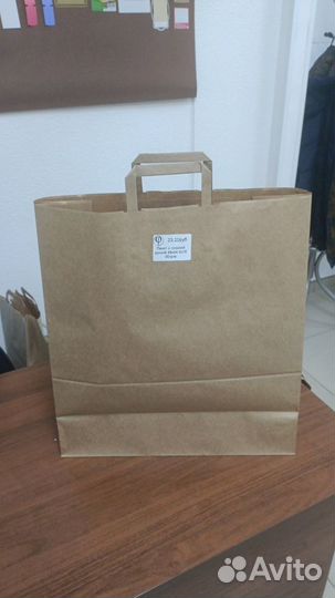 Пакеты крафт для фастфуда,подарков