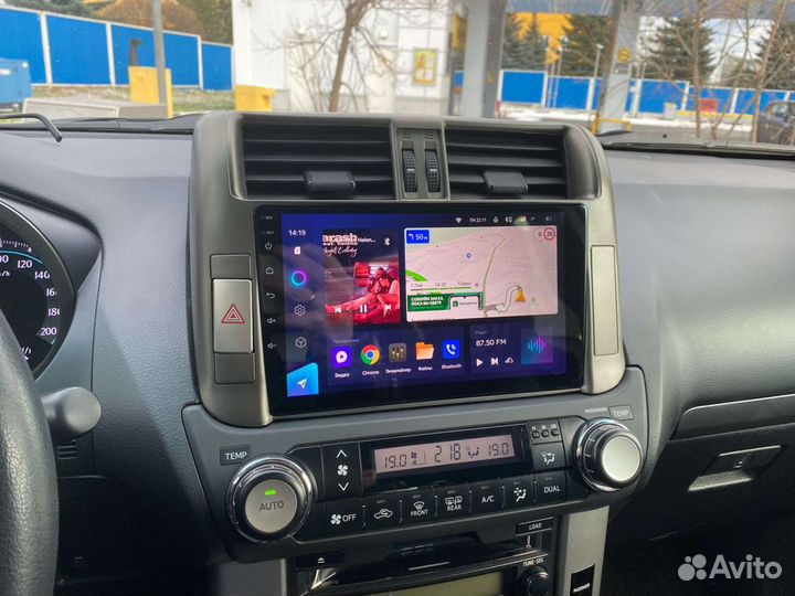 Toyota Prado 150 android штатная Магнитола Teyes