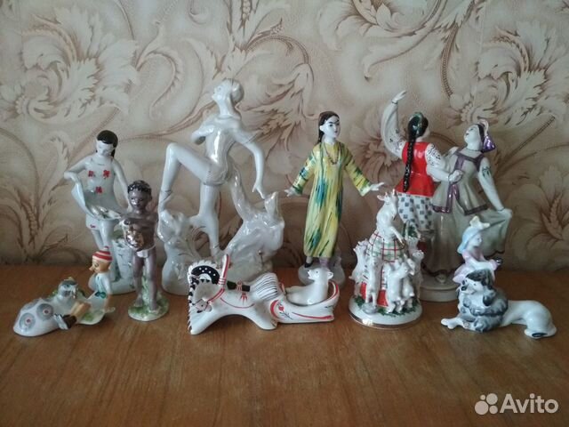 Фарфоровые статуэтки времен СССР