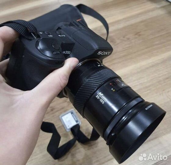 Зеркальный фотоаппарат sony Alpha A200