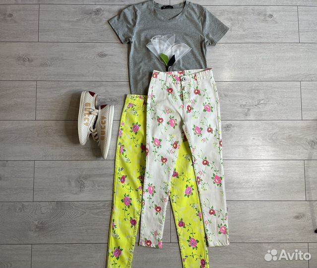 Брюки цветные