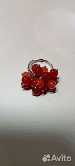 Серьги, кольцо (бижутерия)