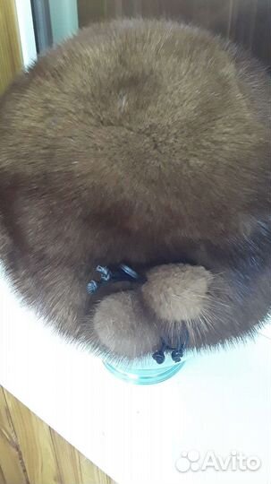 Шапка норковая женская