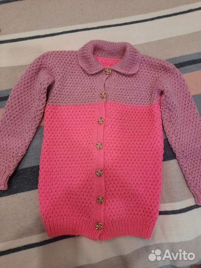 Кофта для девочки 128 новая