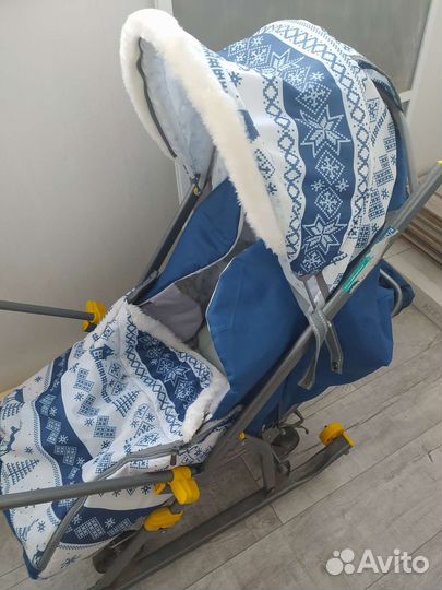 Санки коляска ника